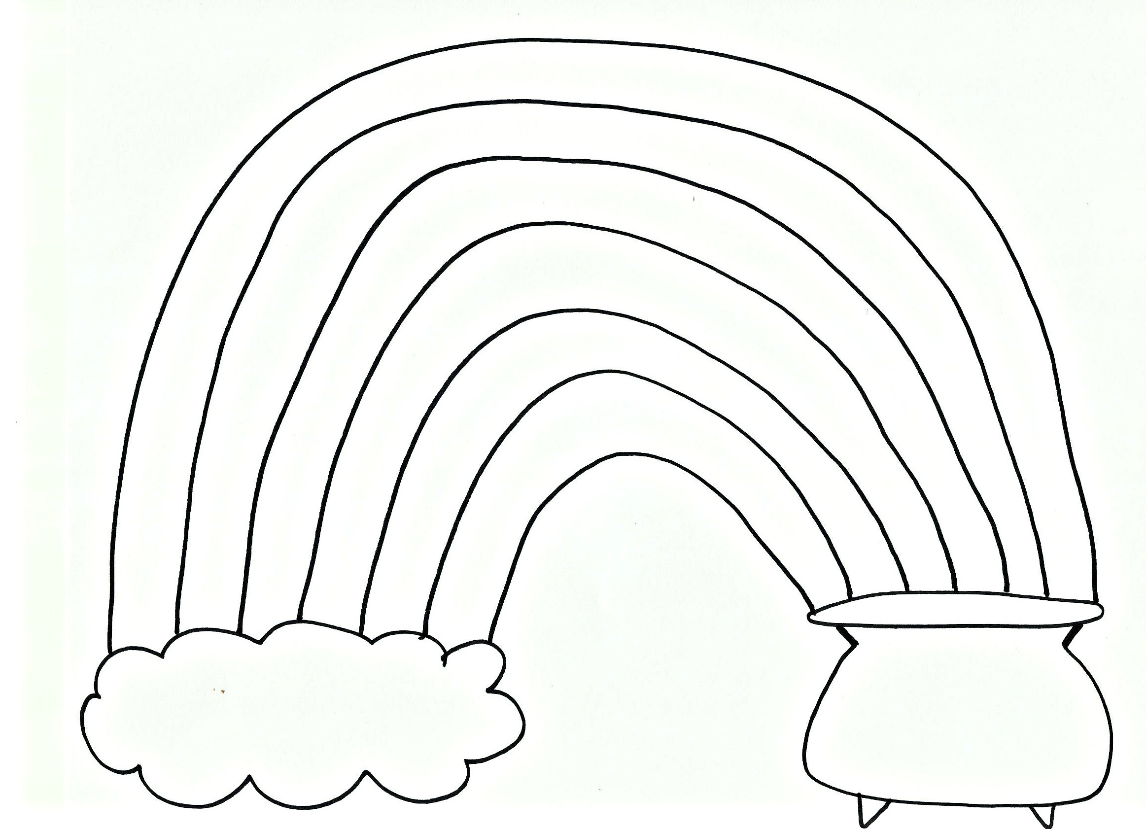 Pom Pom Rainbow Craft For St Patrick s Day Free Printable Crafty