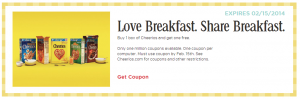 bogo free cheerios printable coupon