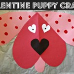 Cute Dog Valentines Day Craft For Kids