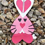 Heart Bunny Rabbit Craft For Kids {Valentine’s Day Project}
