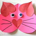 Valentine Heart Cat Craft For Kids – "You’re The PURR-Fect Valentine!"