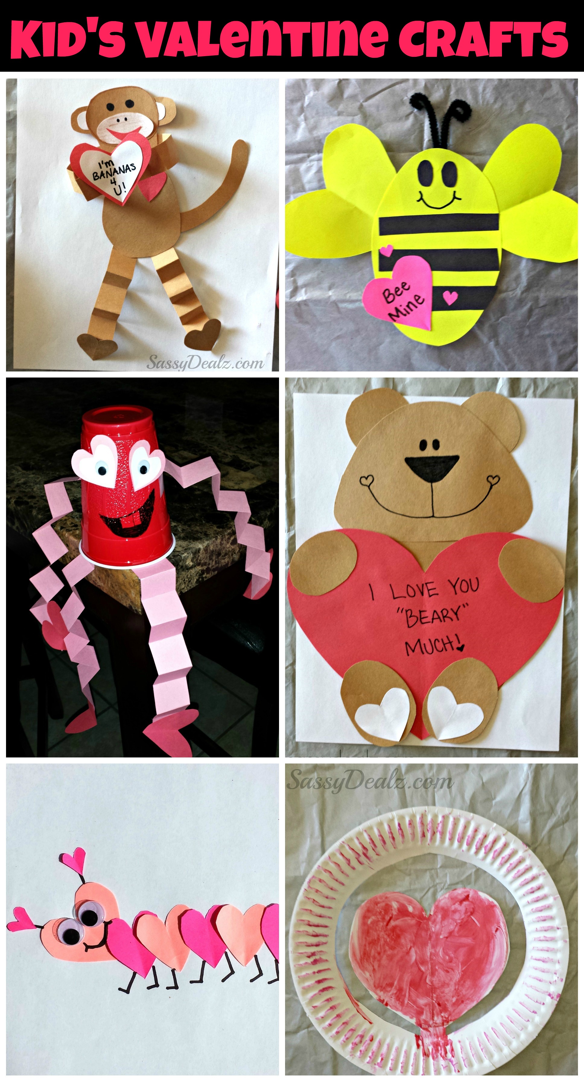 List Of Easy Valentines Day Crafts For Kids