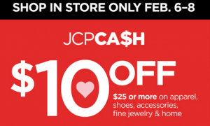 $10 off $25 jcpenney coupon