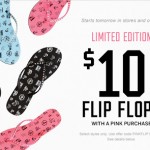 Victoria’s Secret – $10 Flip Flops w/ Pink Purchase Online Promo Code