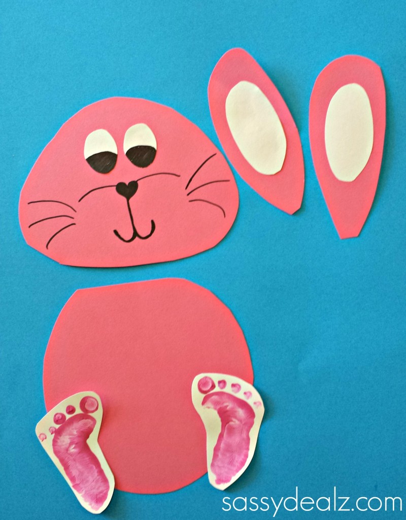 bunny footprint craft