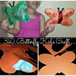 DIY: Cheap 3D Tissue Paper Butterfly Kid’s Craft