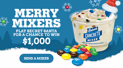Send a FREE Culver's Mini Concrete Mixer Coupon to a Friend!