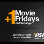Buy 2 Fandango Tickets on Friday Get 1 Ticket Free! + 20% off a $25 Fandango Gift Card (Visa Signature Cardholders ONLY)
