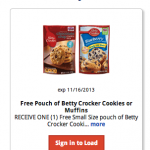 Kroger & Affiliates: Load Your Free Betty Crocker Cookies or Muffins eCoupon!