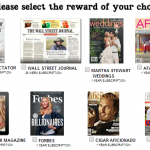 Free Magazine Subscription to Wine Spectator, Golf Week, & More!