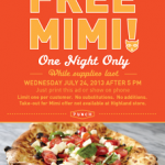 Punch Neapolitan Pizza – Get a FREE Mimi Pizza w/ Printable Coupon (TODAY ONLY- 7/24 after 5PM!)