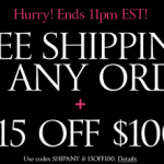 Victoria’s Secret- Get FREE Shipping on ANY Order w/ Online Promo Code (Tonight ONLY 9pm-11 EST!)