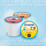Free Snapple Iced Tea Brew Over Ice K-Cup Sampler Box