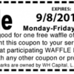 FREE Waffle at the Waffle House w/ Printable Coupon (Mon-Fri until Sept. 8th!)
