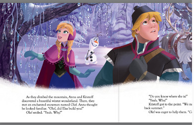 frozen storybook
