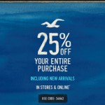 25% Off Hollister Promo Code + Free Shipping on $75 Orders