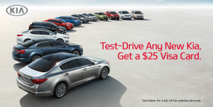 free $25 visa kia