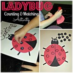 DIY: Ladybug Number Counting and Matching Activity/Craft For Kids