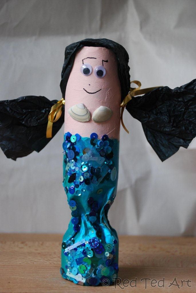 mermaid-paper-towel-roll-craft