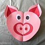 Heart Pig Craft For Kids