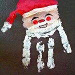 Santa Claus Handprint Christmas Craft For Kids
