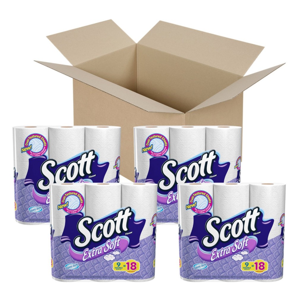 scott toilet paper rolls