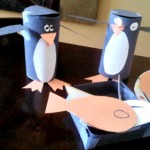 Penguin Crafts For Kids on a Budget (Toilet Paper Rolls + Soup Cans + Hand Prints)
