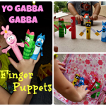 DIY: Yo Gabba Gabba Finger Puppets (Cheap Kid’s Craft)