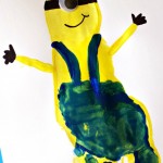 Minion Footprint Craft for Kids (Despicable Me)
