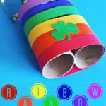 Rainbow Toilet Paper Roll Binoculars Craft for Kids