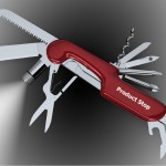Multi-Functional Pocket Knife w/ Light Only $4.83 Shipped