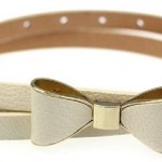 Women’s Leather Bow Belt Only $2.42 + Free Shipping