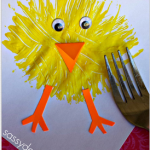 Make a Chick Craft Using a Fork