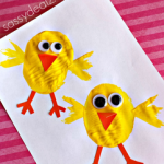 Chick Potato Stamping Craft for Kids