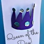 Toilet Paper Roll Crown Craft (Mother’s Day Card)