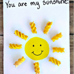 “You Are My Sunshine” Noodle Card for Kids to Make