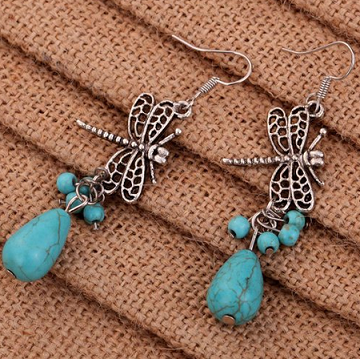 dragonfly-turquoise-earrings