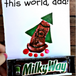“You’re Out of this World” Milky Way/Footprint Rocket Card