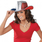 Patriotic Sequin Cowboy Hat Only $7.89 Shipped