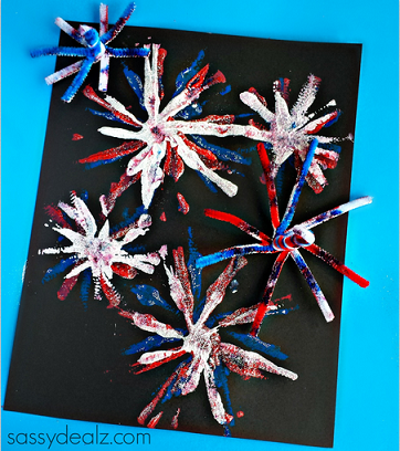 pipecleaner-fireworks-4th-of-july-craft-for-kids